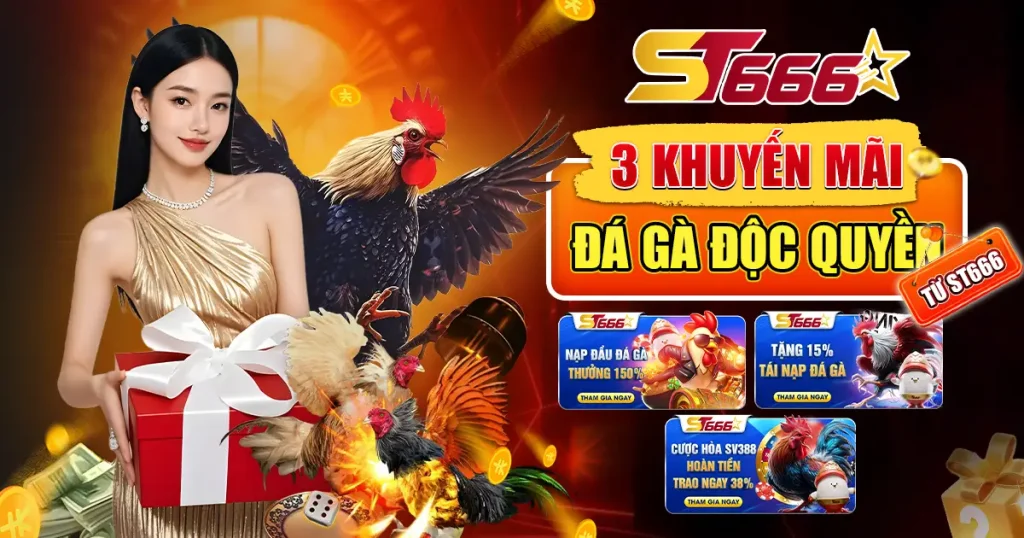 Khuyến mãi đá gà ST666